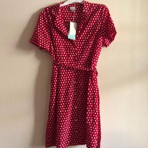 A New Day Red Polka Dot Dress